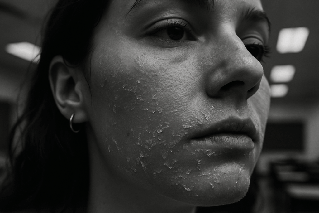 Overexfoliation Signs