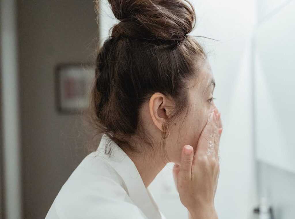 morning routine skin