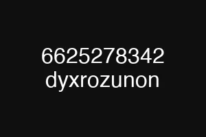 6625278342 dyxrozunon
